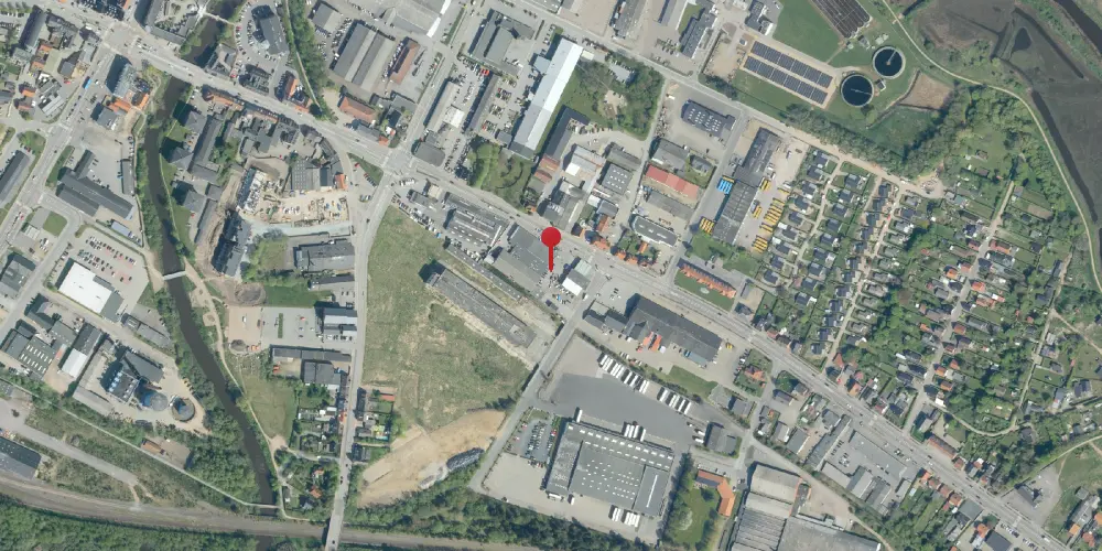 Historisk kort over Skive Station [1888-1962]