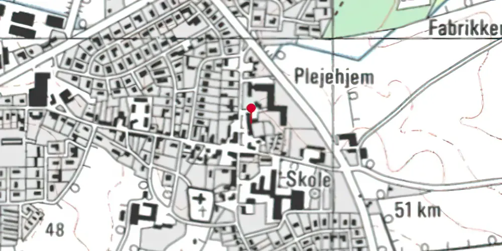 Historisk kort over Skodborg Amtsbanegård Historisk kort over Skodborg Amtsbanegård