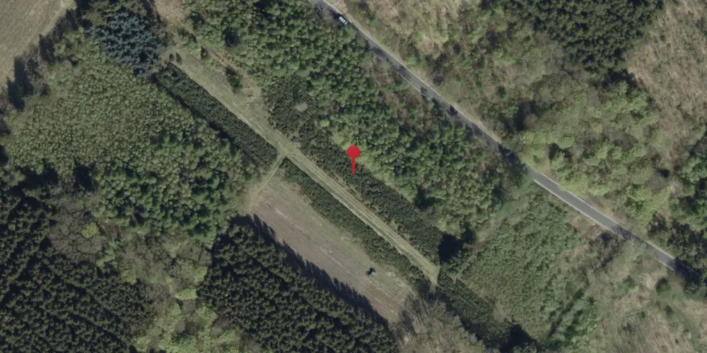 Historisk kort over Skødebjerg Nord Sidespor Historisk kort over Skødebjerg Nord Sidespor