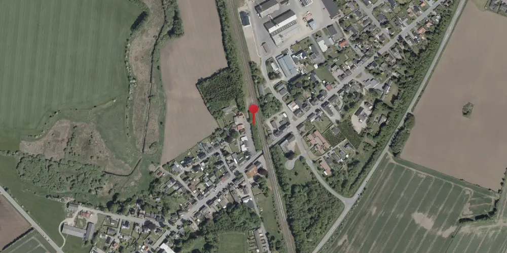 Historisk kort over Sommersted Station [1866-1971]