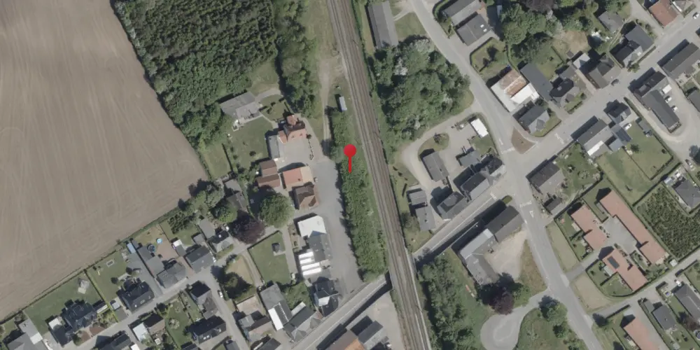 Historisk kort over Sommersted Station [1866-1971]