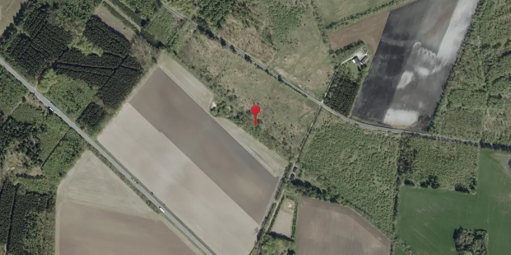 Historisk kort over Skødebjerg Syd Sidespor