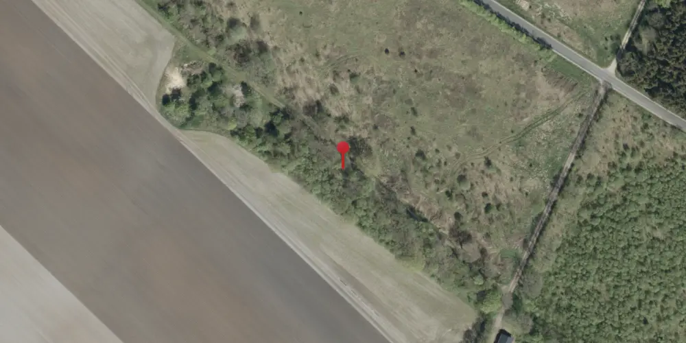 Historisk kort over Skødebjerg Syd Sidespor