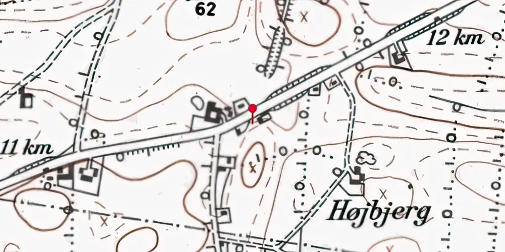Historisk kort over Slyngsten Holdeplads Historisk kort over Slyngsten Holdeplads