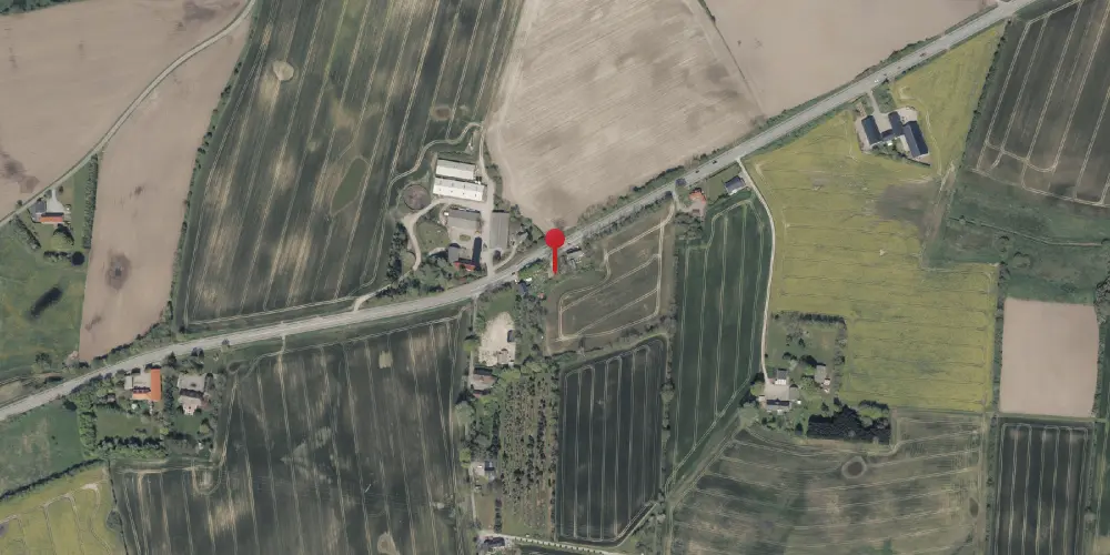 Historisk kort over Slyngsten Holdeplads Historisk kort over Slyngsten Holdeplads