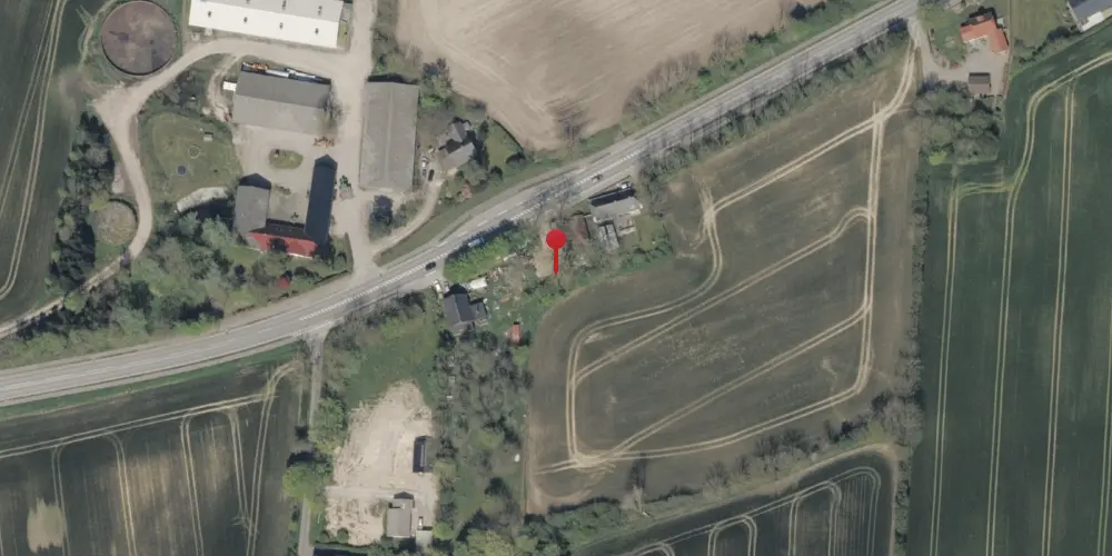 Historisk kort over Slyngsten Holdeplads Historisk kort over Slyngsten Holdeplads