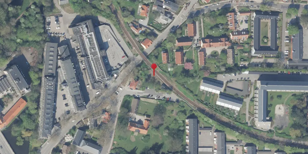 Historisk kort over Smedebakken Holdeplads