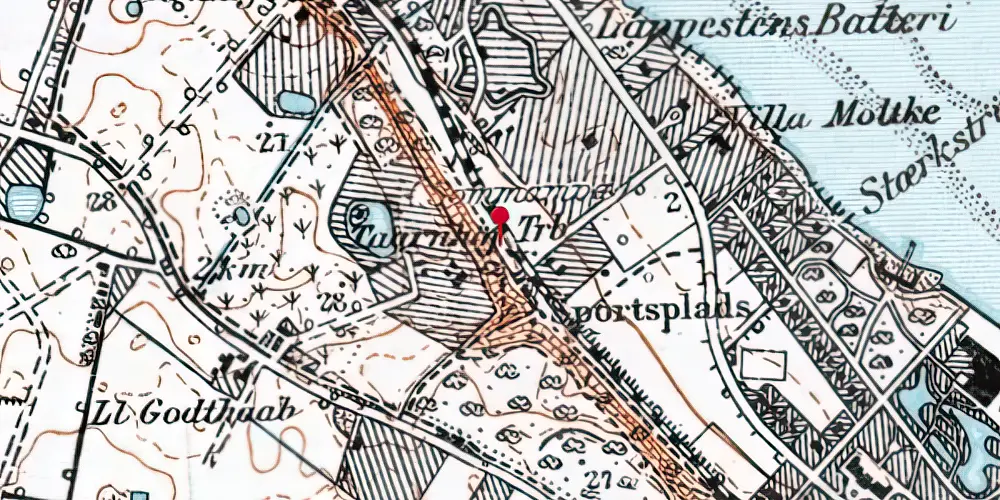 Historisk kort over Sommariva Trinbræt Historisk kort over Sommariva Trinbræt