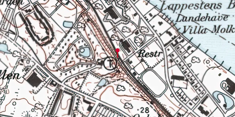 Historisk kort over Sommariva Trinbræt Historisk kort over Sommariva Trinbræt