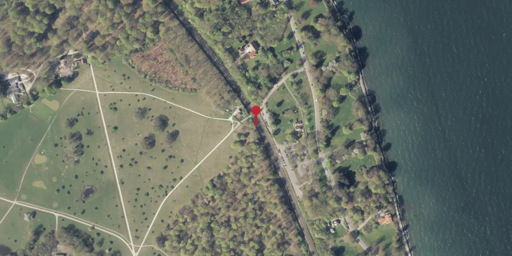 Historisk kort over Springforbi Billetsalgssted