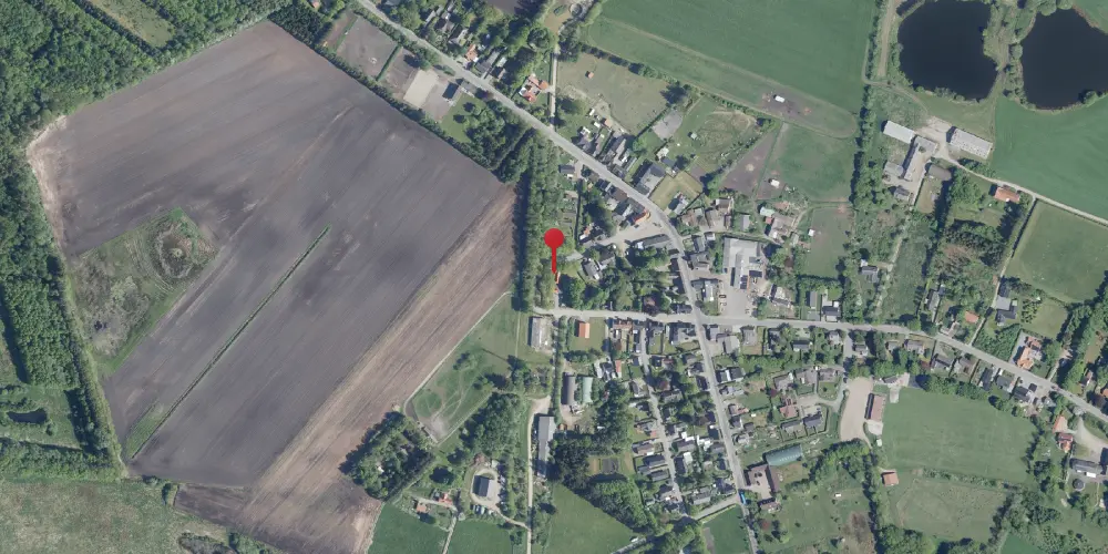 Historisk kort over Stakroge Station Historisk kort over Stakroge Station