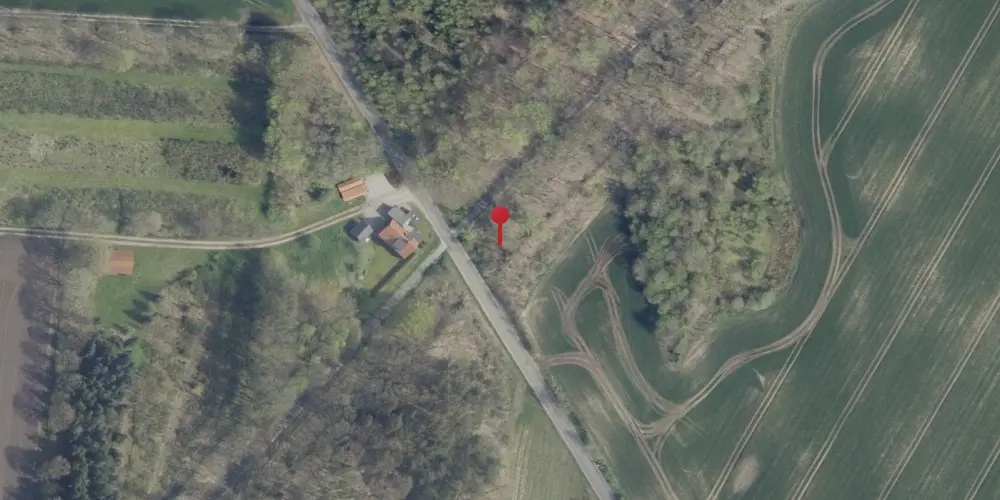 Historisk kort over Stanghede Trinbræt med Sidespor