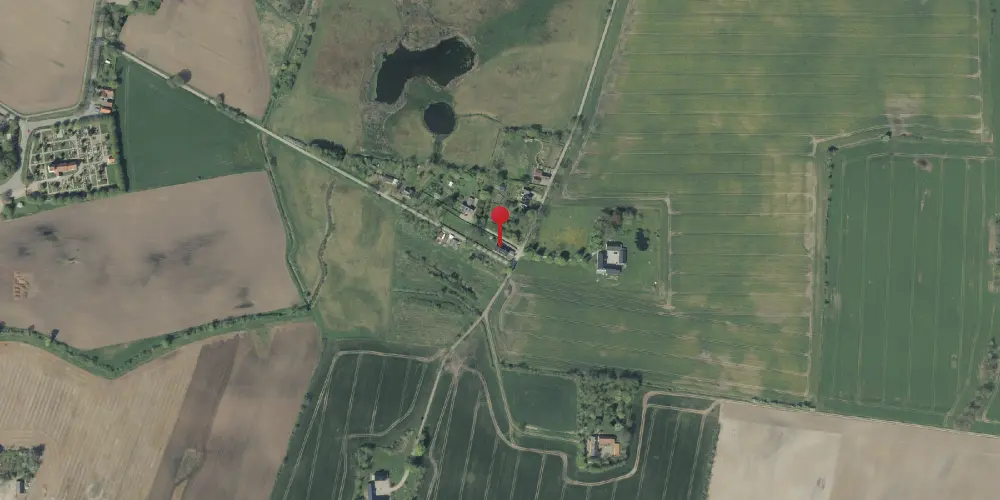 Historisk kort over Starup Holdeplads med sidespor