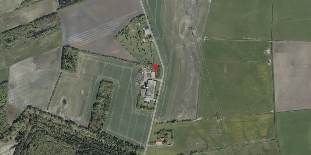 Historisk kort over Staushede Trinbræt