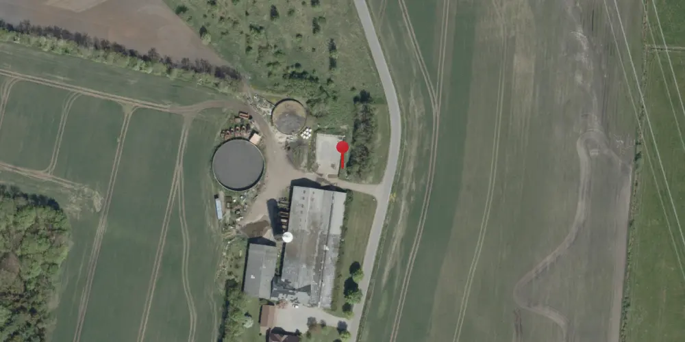 Historisk kort over Staushede Trinbræt