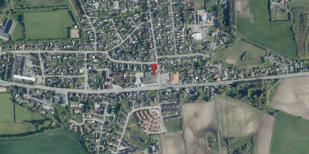 Historisk kort over Stensved Station