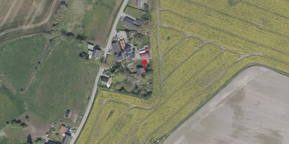 Historisk kort over Stevning Stationskro