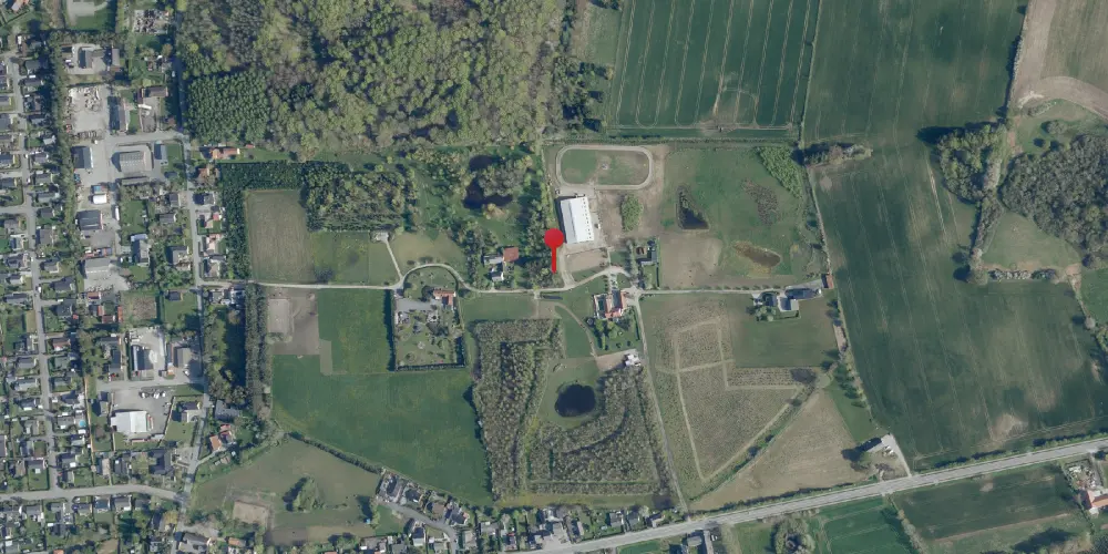 Historisk kort over Stivænge Trinbræt Historisk kort over Stivænge Trinbræt