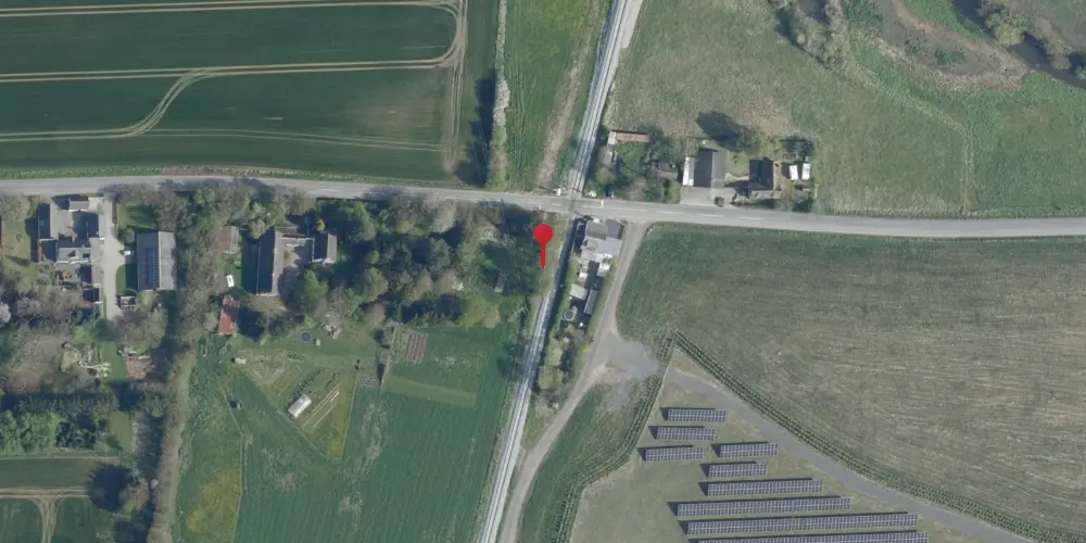 Historisk kort over Store Linde Trinbræt Historisk kort over Store Linde Trinbræt