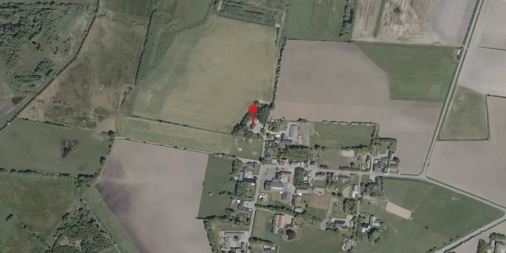 Historisk kort over Strandelhjørn Station