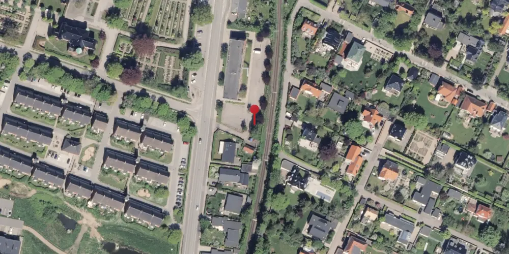 Historisk kort over Nordre Strandvej Trinbræt Historisk kort over Nordre Strandvej Trinbræt