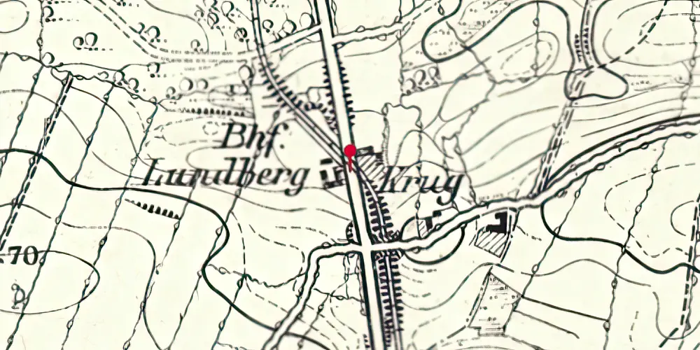 Historisk kort over Stubbæk Stationskro