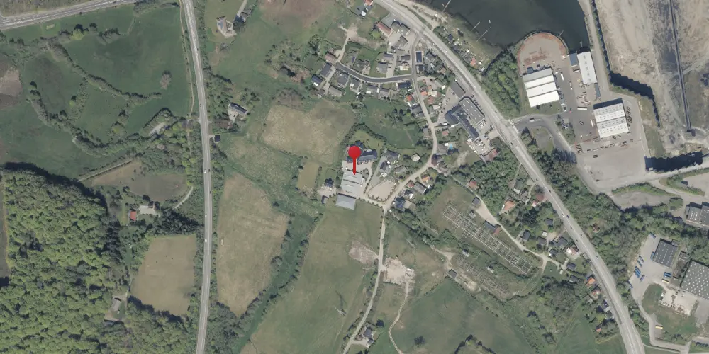 Historisk kort over Styrtom Stationskro Historisk kort over Styrtom Stationskro