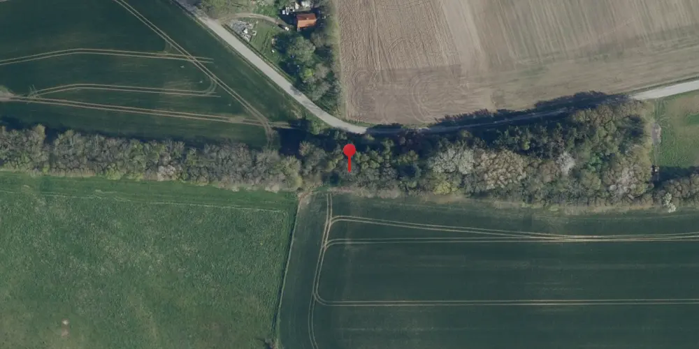 Historisk kort over Staalvænge Gaard Sidespor