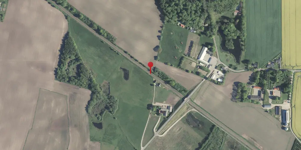 Historisk kort over Svejstrup Trinbræt