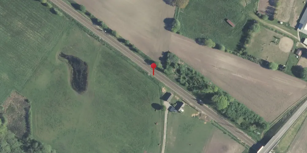 Historisk kort over Svejstrup Trinbræt