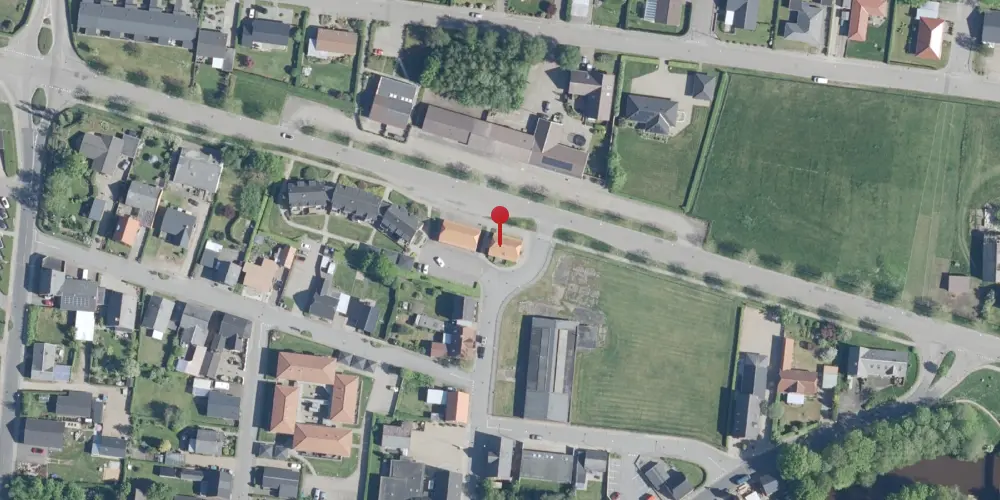 Historisk kort over Sønder Felding Station Historisk kort over Sønder Felding Station