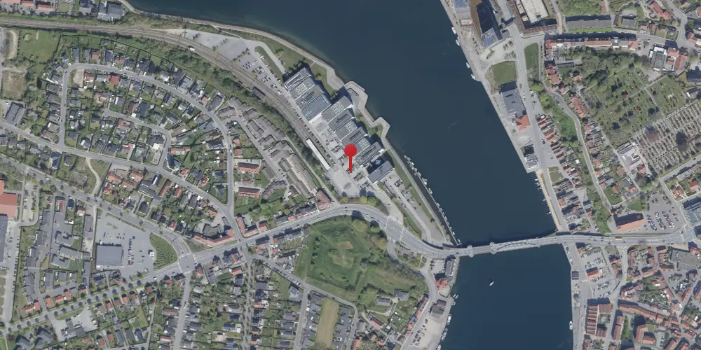 Historisk kort over Sønderborg Hovedbanegård [1901-1967]