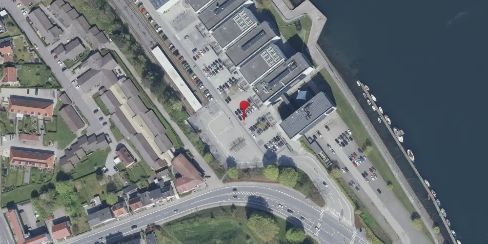 Historisk kort over Sønderborg Hovedbanegård [1901-1967]