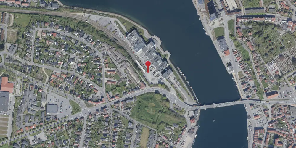 Historisk kort over Sønderborg Station [1967-2004]