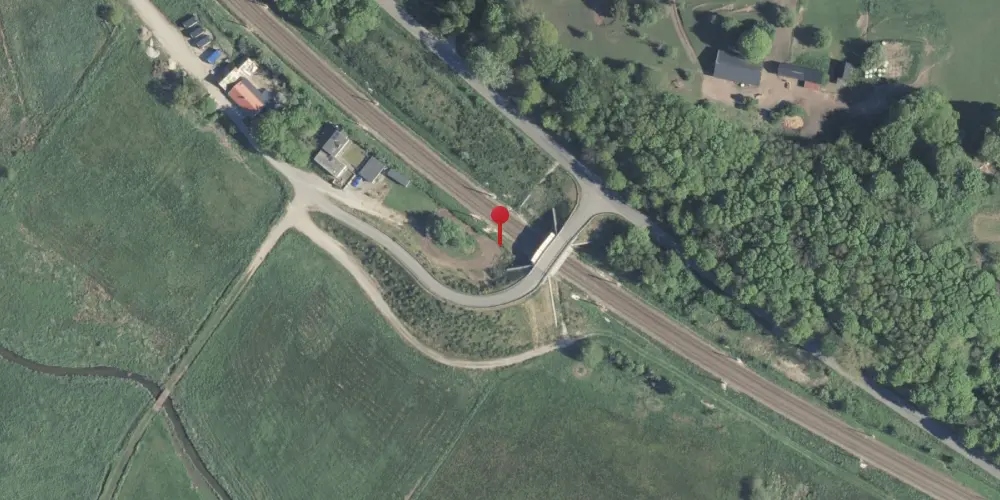 Historisk kort over Kovsted Trinbræt