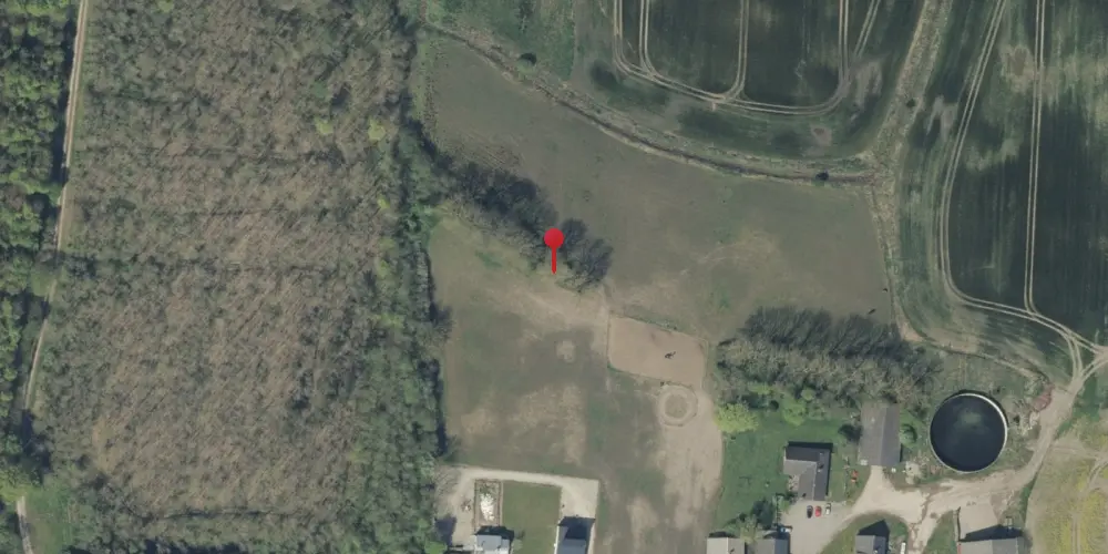 Historisk kort over Tapsøre Trinbræt