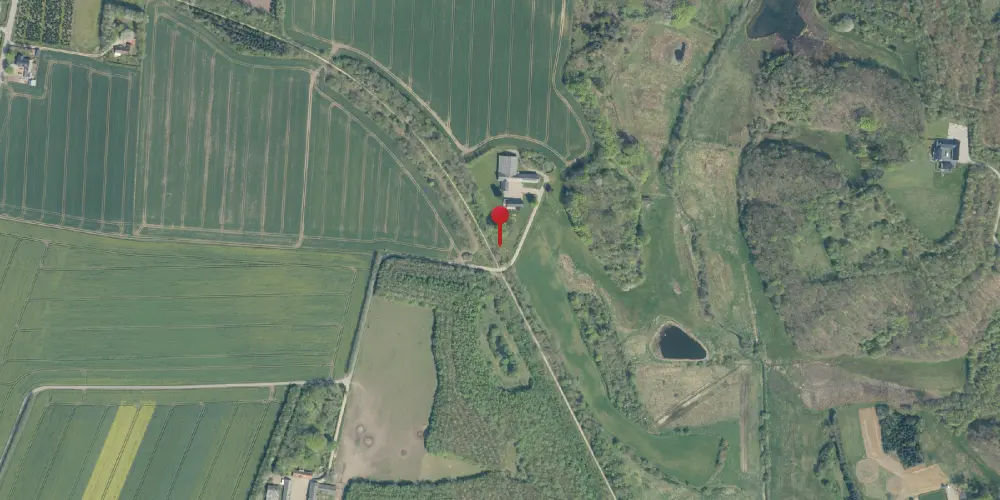 Historisk kort over Tinghøj Trinbræt