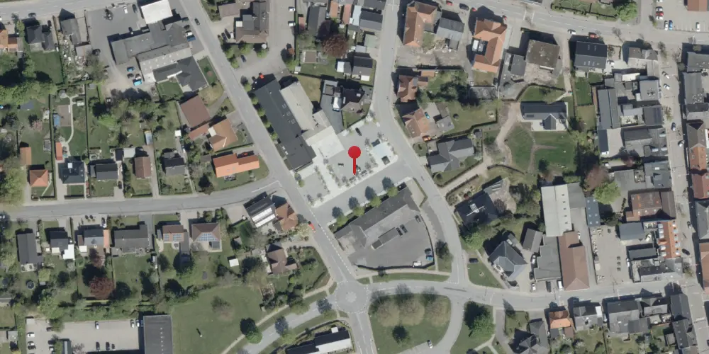 Historisk kort over Toftlund Station Historisk kort over Toftlund Station