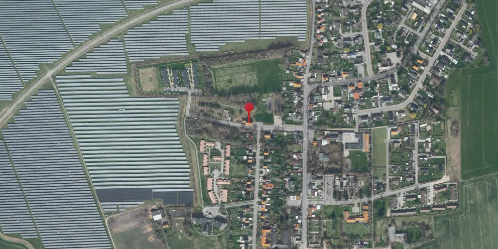 Historisk kort over Horslunde Station