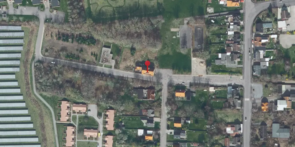 Historisk kort over Horslunde Station