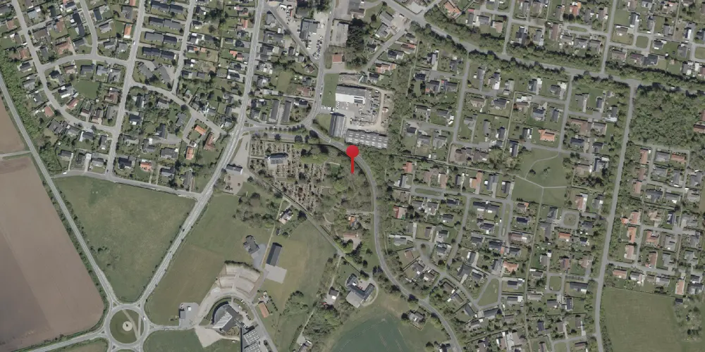 Historisk kort over Toftlund Kirke Holdeplads med sidespor Historisk kort over Toftlund Kirke Holdeplads med sidespor