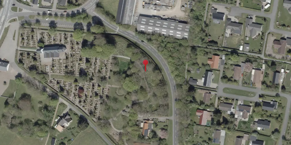 Historisk kort over Toftlund Kirke Holdeplads med sidespor Historisk kort over Toftlund Kirke Holdeplads med sidespor