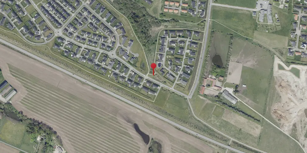 Historisk kort over Torsted Grusgrav Sidespor