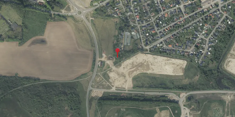 Historisk kort over Trædballe Trinbræt Historisk kort over Trædballe Trinbræt