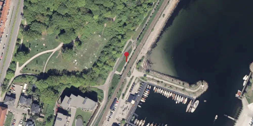 Historisk kort over Trøjborg Trinbræt