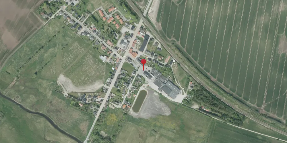 Historisk kort over Onsild Station