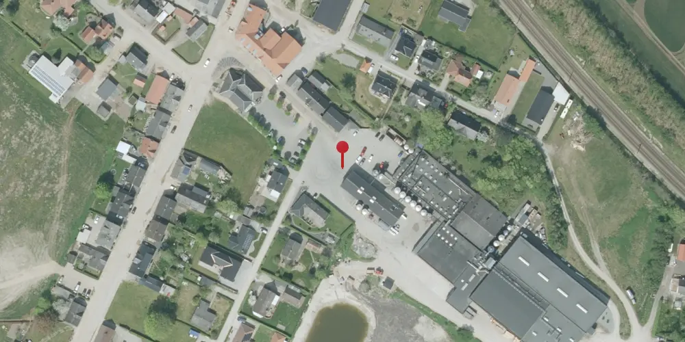 Historisk kort over Onsild Station