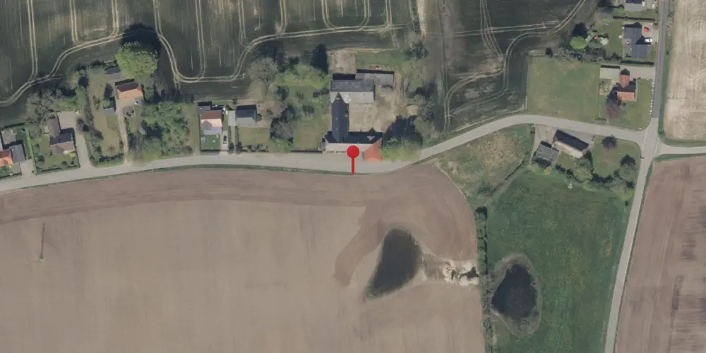 Historisk kort over Tumbøl Stationskro