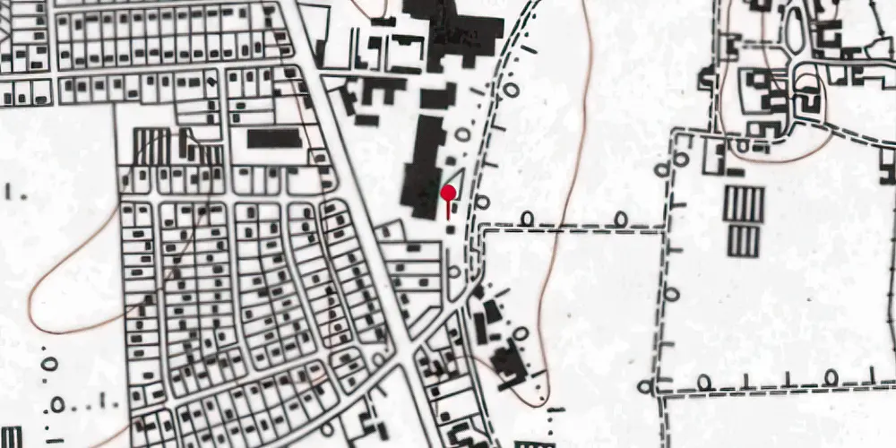 Historisk kort over Tømmerup Station