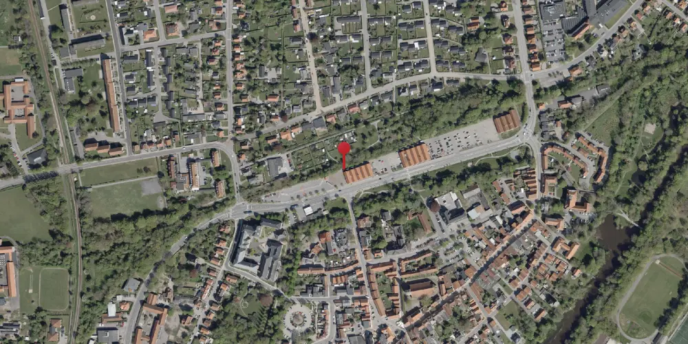 Historisk kort over Tønder Øst Station Historisk kort over Tønder Øst Station